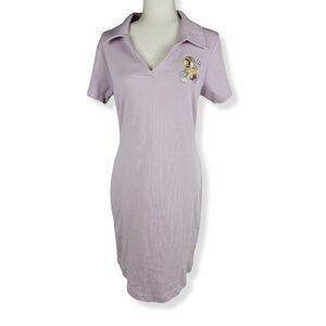 Looney Tunes Lilac Collard Ribbed Dress XL